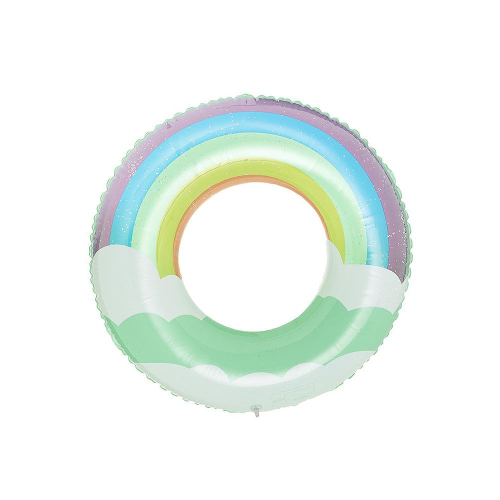 Детские кольца для бассейна, сиденье, милое надувное кольцо для плавания, сиденье для плавания, круг для плавания с двойной ручкой для маленьких детей, ванна для бассейна
