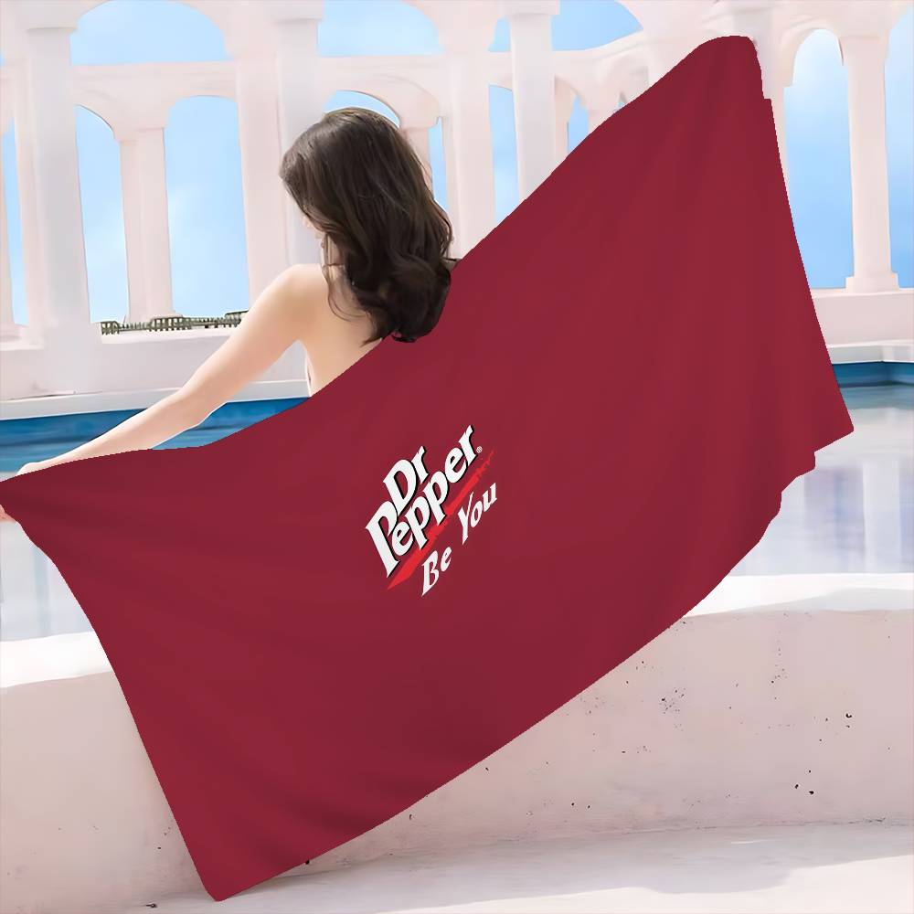 D-Dr P-Pepper Мультяшное Микрофибровое Одеяло Быстросохнущие Пляжные Полотенца Большой Размер Печать Супер Впитывающее Полотенце-Одеяло для Бассейна