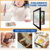 Artwork Picture Frame Easy Change Artwork Display Storage Frames Front Opening 5.9x4.3 Inner Frame for Schoolwork Home Or Office