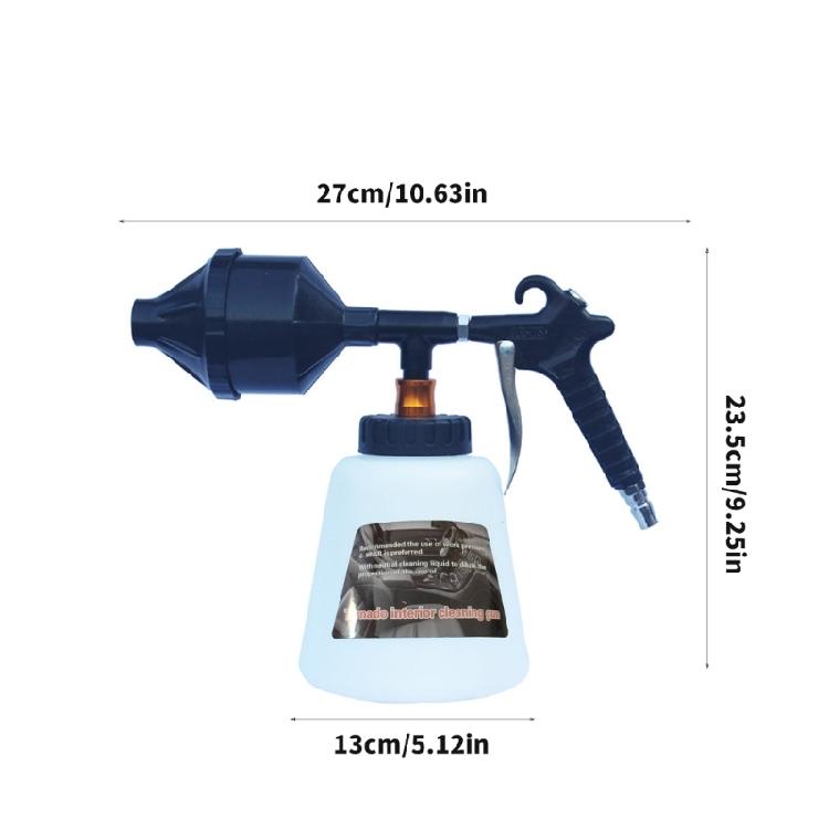 Rust Proof Foam Sprayer Guns 1L Leak Proof Seal Enhanced Foam Retention For Auto Motorcycle Truck Cleaning Applications