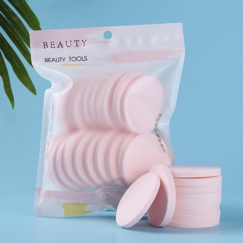 20 Pieces of Wet and Dry Dual-Use Foundation Bb Cream Makeup Cotton Sponge Puff Beauty Tools Genuine Product