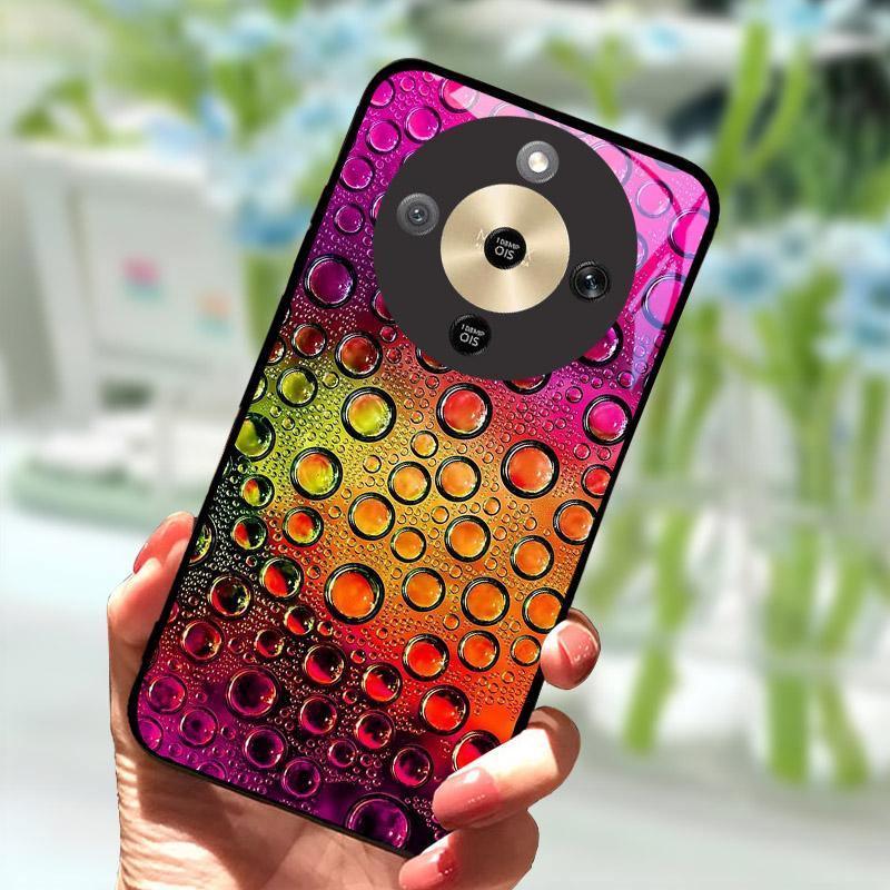 Для Honor X9d HonorX9d Чехол MTN-NX1 Роскошный Расписной Чехол Закаленное Стекло Корпус Телефона Для Honor X 9 D Fundas Coque Защита Камеры