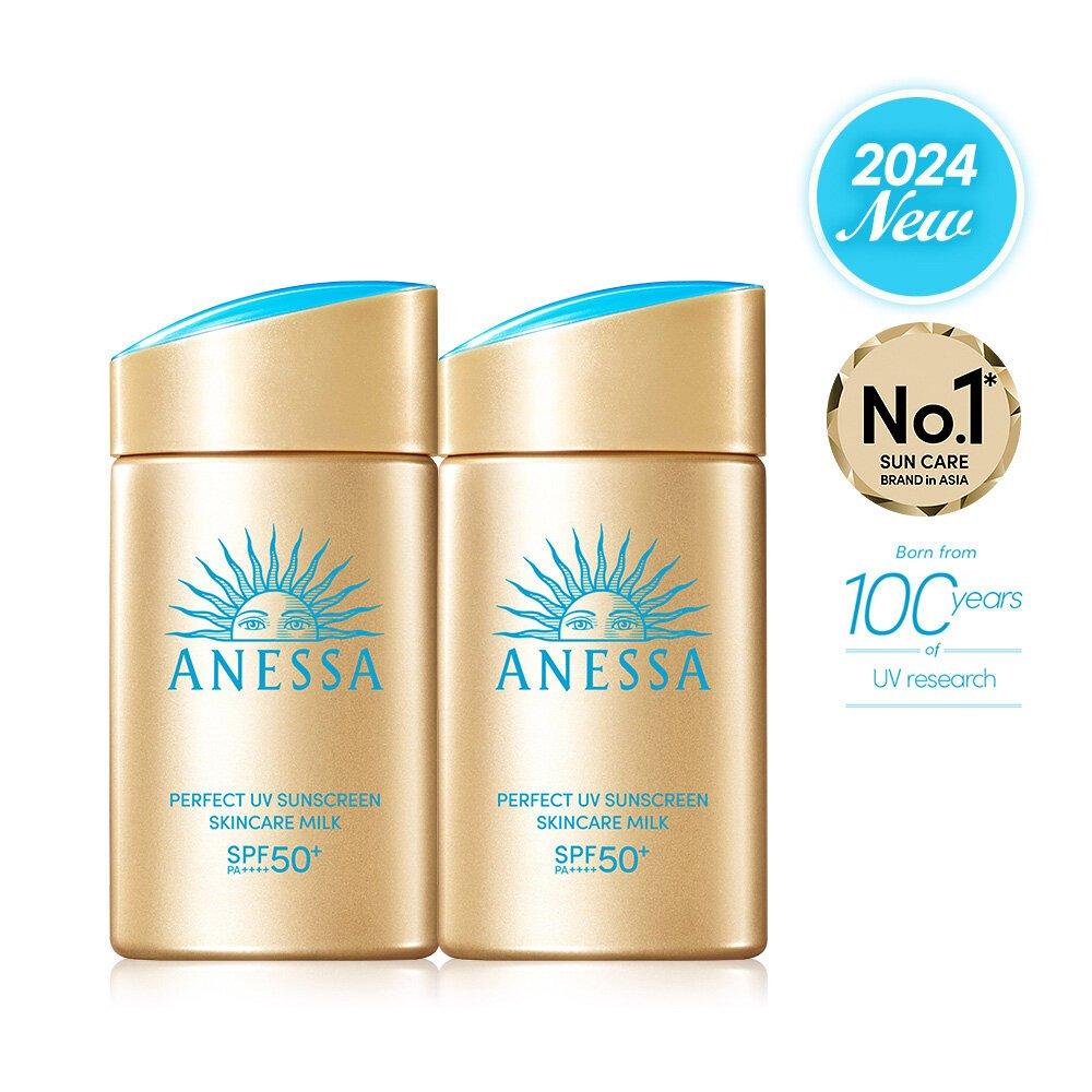 ANESSA Perfect UV Sunscreen Skin Care Milk NA 60ml 2pcs