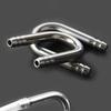 Aquarium Co2 Regulator Diffuser Atomizer Air Pump Stainless Steel U-Shaped Tube Curved Connector