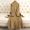 Double-sided Cashmere Coat Women's Medium and Long Autumn and Winter New Woolen Solid Color Double-sided Woolen Coat