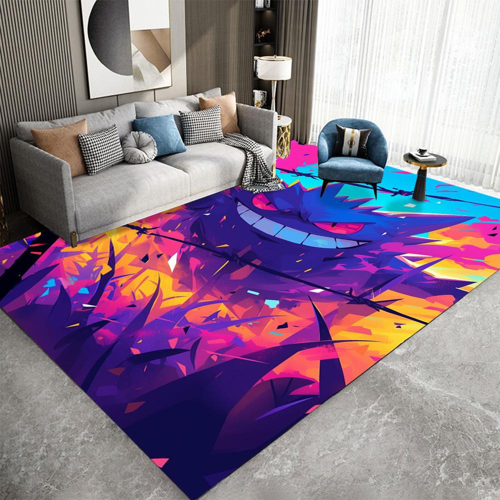 Anime Carpet Cartoon Living Room Bedroom Kitchen Sofa Table Balcony Rug Non-slip Washable Mat Exquisite Home Ornaments