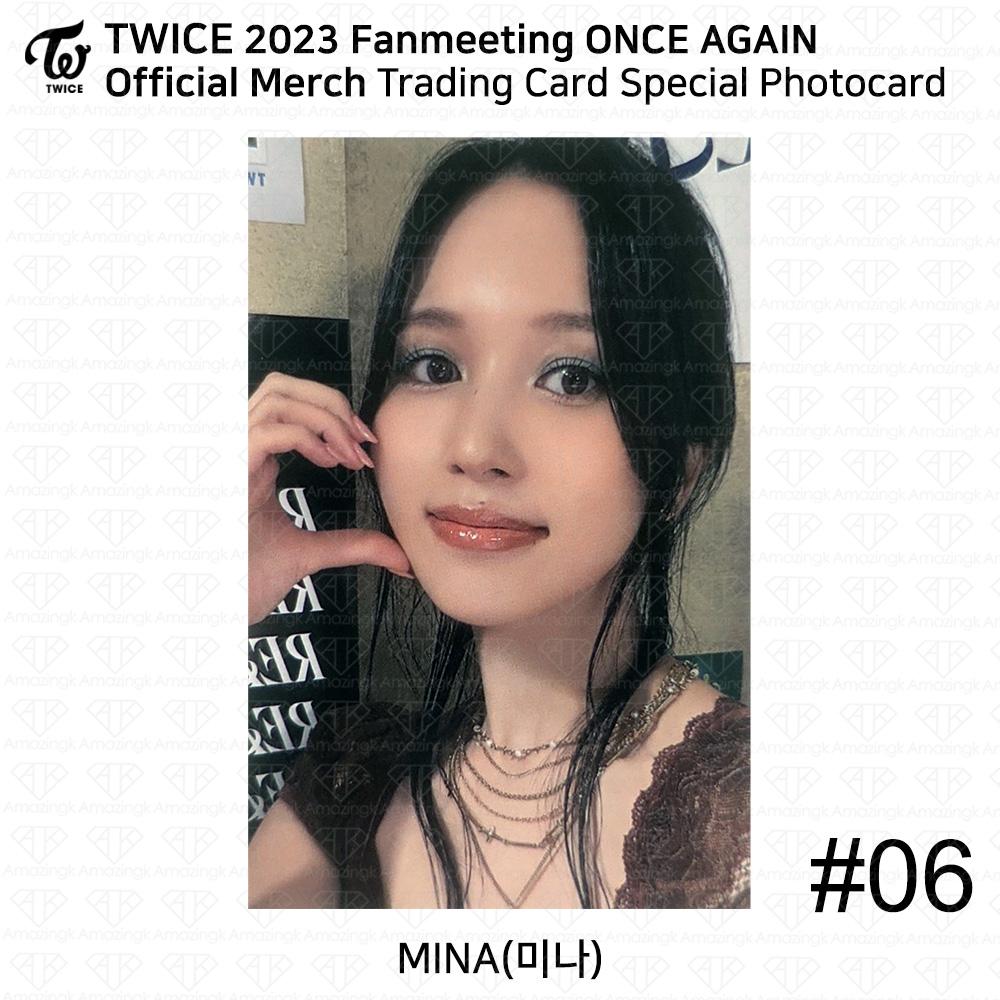 Twice Фан-встреча «ONCE AGAIN» в честь 8-й годовщины. Всплывающая карточка с коллекционной карточкой MD.