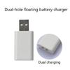 2 в 1 CR322 Система зарядки Двойной USB-порт Дизайн Для рыболовных поплавков Батареи в комплекте