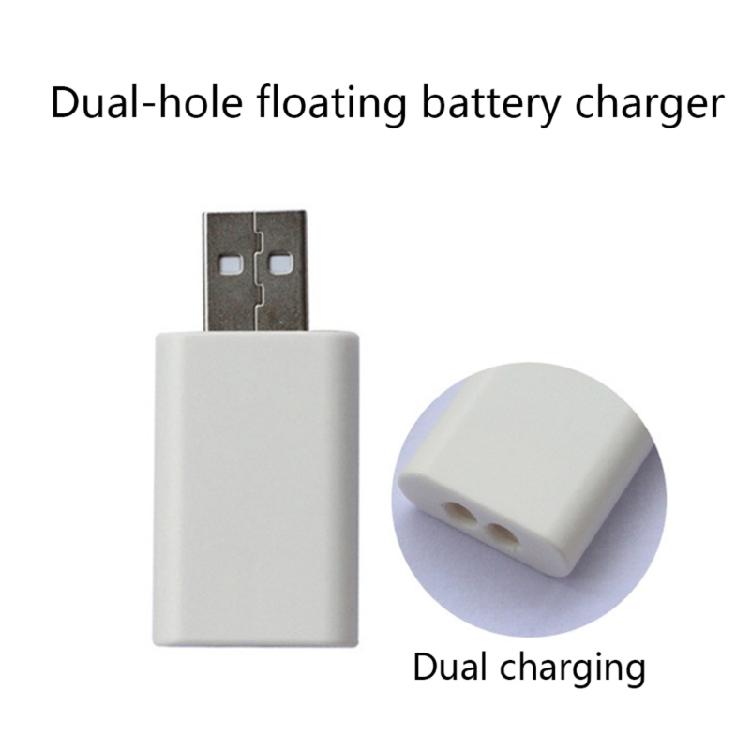 2 в 1 CR322 Система зарядки Двойной USB-порт Дизайн Для рыболовных поплавков Батареи в комплекте
