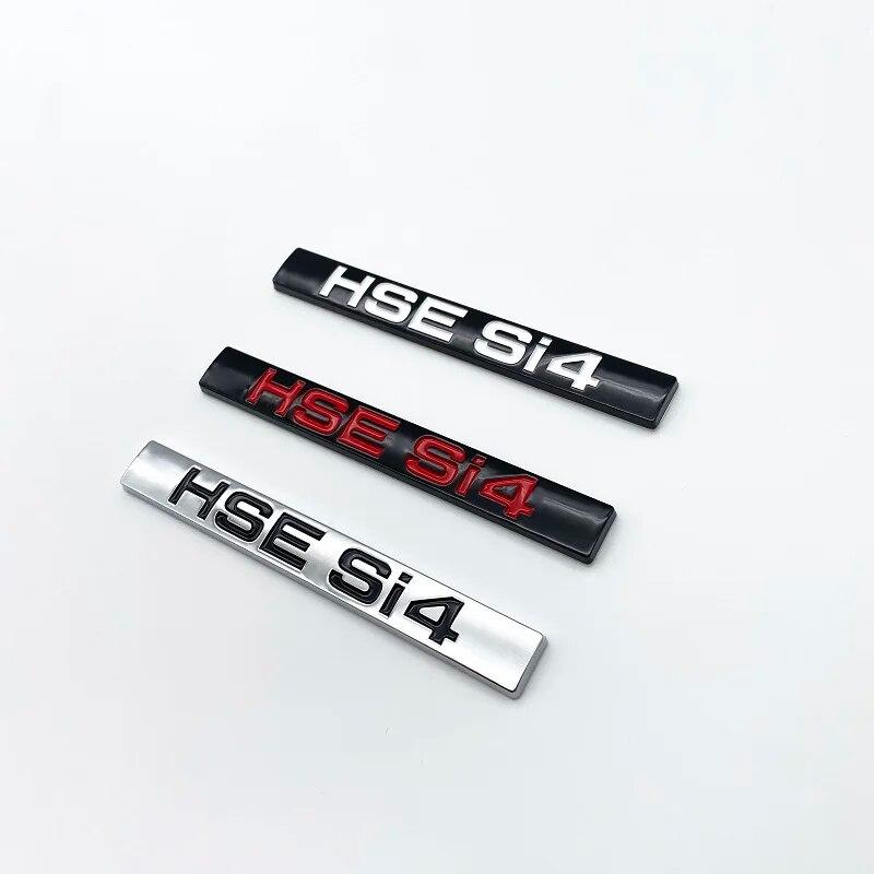 3D ABS буквы HSE Si4 Edition эмблема для Range Rover, значок багажника автомобиля, наклейка с логотипом, хром, серебристый, черный, красный