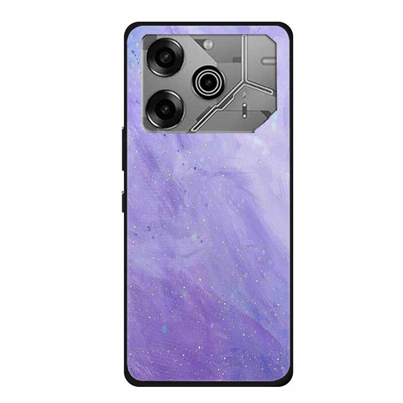 Чехол для Tecno Pova 6 Pro Мраморный ТПУ Силикон Мягкая Задняя Крышка Чехлы для Телефона для Tecno Pova6Pro 5G LI9 Защитный Покрашенный Микой Coque