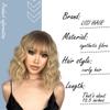 LISI HAIR Длинные синтетические парики боб для женщин, повседневная одежда, черные и коричневые длинные волнистые парики с челкой, термостойкое волокно, волосы для косплея
