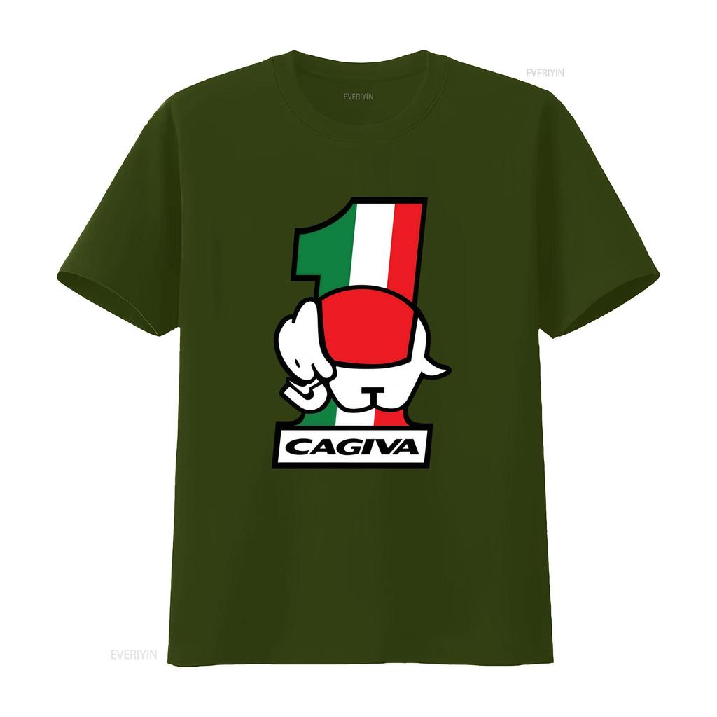 Cagiva Elephant Number 1 Style Motorcycle T Shirt Available in All Sizes vintage Washed Soft Stretched homme streetwear