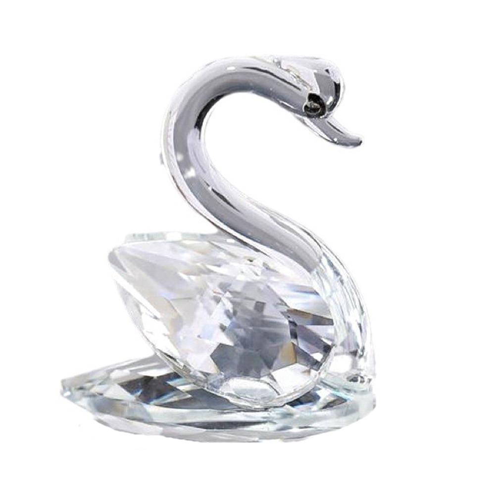 Творческие лебеди, поделки, украшение для рабочего стола, стеклянные фигурки лебедей, гостиная