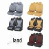 Nine-piece Universal Car Seat Cover Set Made of PU Leather Suitable for All Seasons, Perfect for Cross-border Trade.