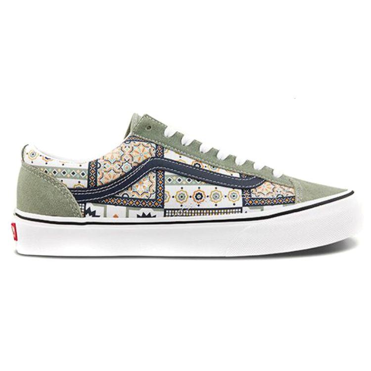 Vans Style 36 Moroccan Print Low-Top Skate Shoes Unisex Sneakers Gray VN0A54F6688