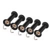 5Pcs Electric Fence Handle Insulated Gate Grip Bar with Metal Hook for Farm Pasture