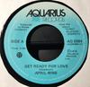 7-дюймовая пластинка APRIL WINE Get Ready For Love AQ5084 Aquarius Record 1978 Канада Рок Б/у