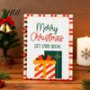 Full Color Design Christmas Card Clip College Survival Gift Book DIY Spiral Binding Festive Functional Xmas Student Themed Bookshelves