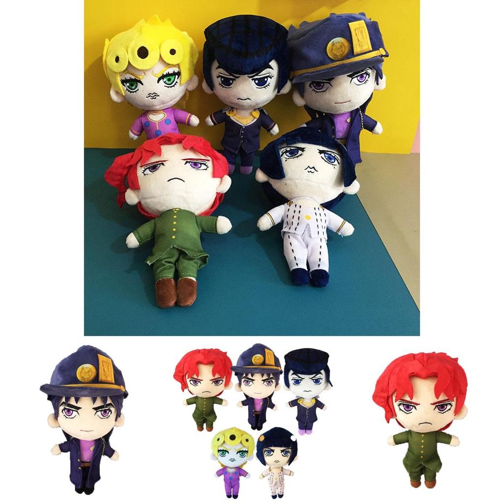 Adorable Jojos Bizarre Adventure Plush Toy Doll Featuring Bucciarati Josuke Giorno Noriaki Giovanna For Kids And Fans