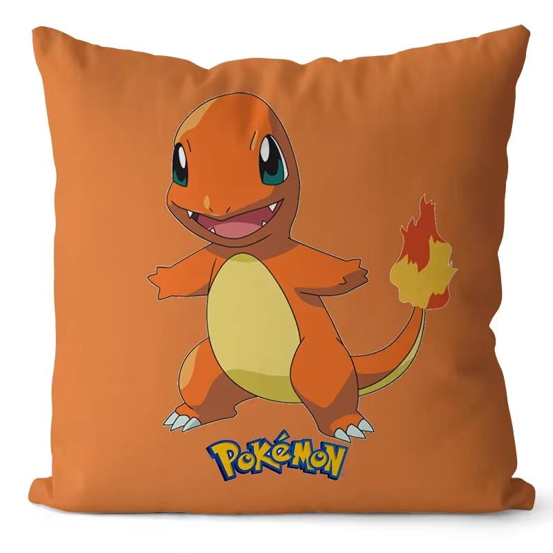 Pokemon Pikachu Cartoon Anime Pillow Covers Decorative Home Doublesided Print Square Pillow Bedroom Room Decoration Pillowcase