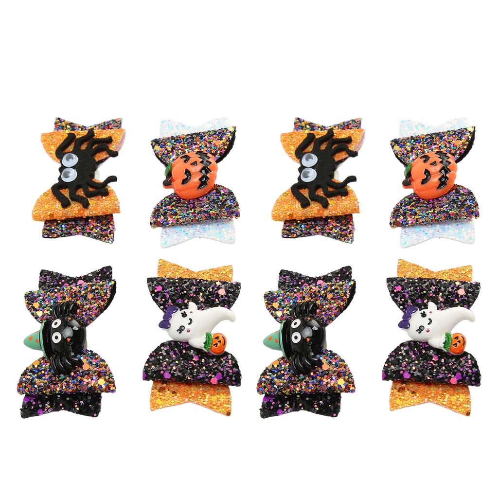 Бантики для волос для домашних животных на Хэллоуин, симпатичные, изысканные, для пучка волос для собак с резинкой для ухода за щенками, 8 шт.
