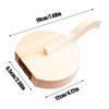 Solid Wood Dough Press Tool Quick Easy Dumpling Skin Presser Home Dumpling Wrapper Skin Making Mold Kitchen Pastry Baking Tools