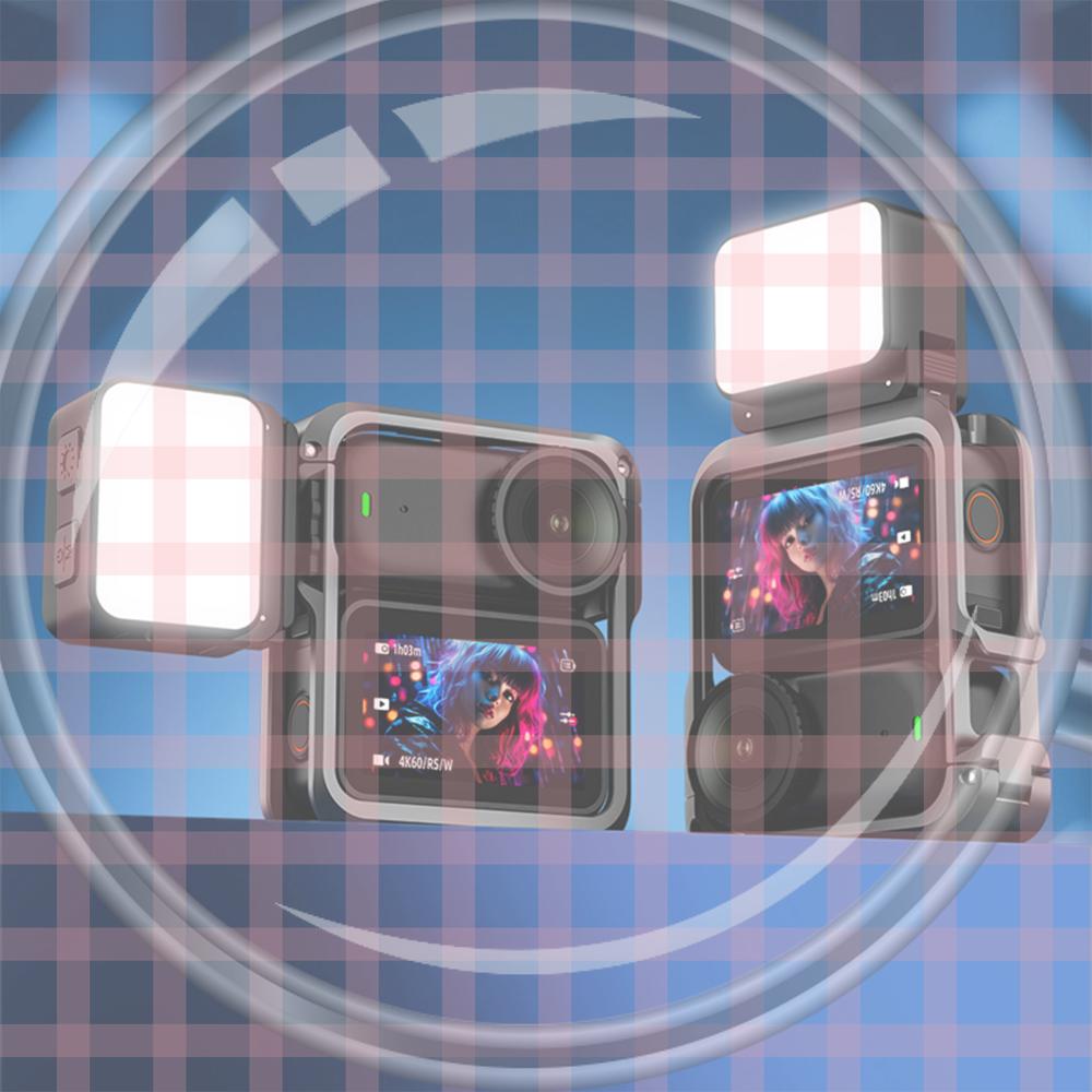 Магнитный светодиодный свет для камеры 3 цветовые температуры Мини-свет для фотосъемки и влогинга 4-уровневое затемнение для аксессуаров DJI Osmo Nano