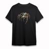 Women's Plus Size Soft T-Shirt Mechanical Spider With Blue LED Eyes Rivet Joints