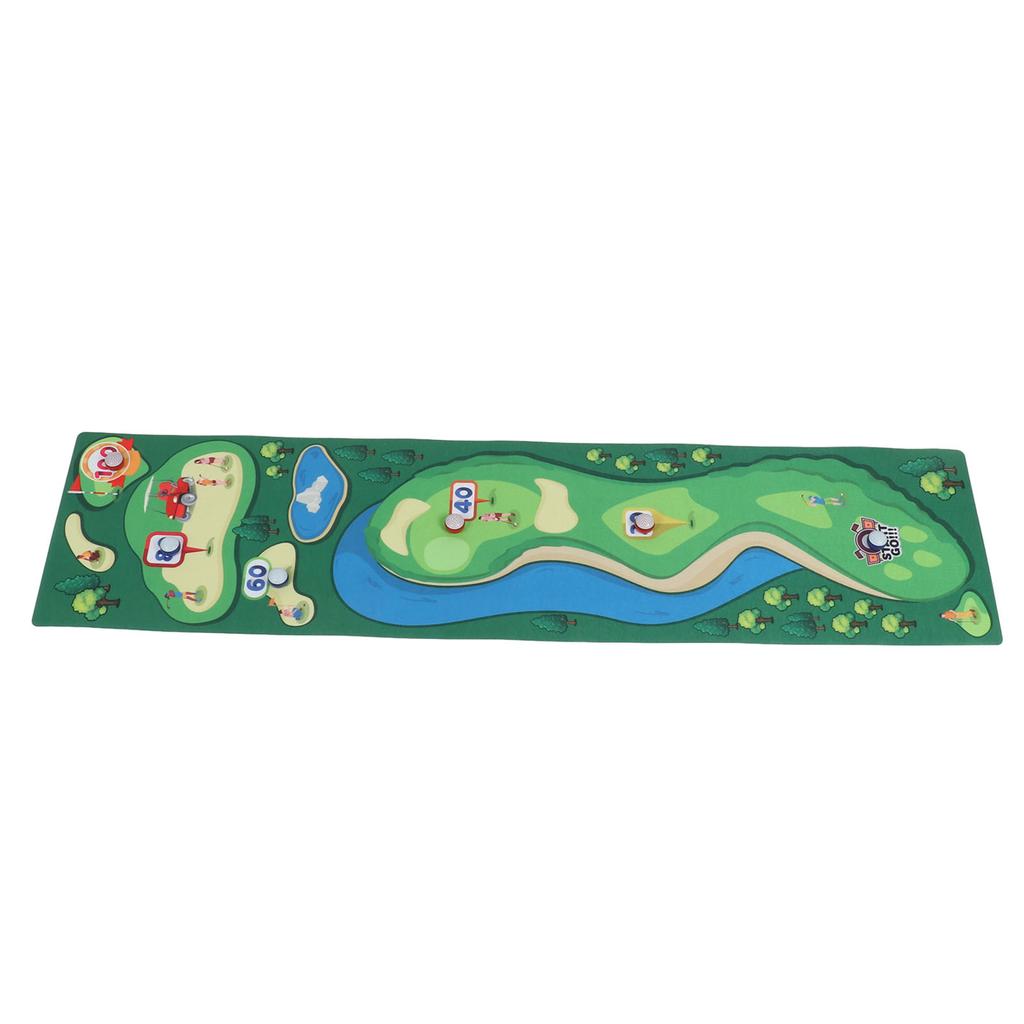 Kids Tabletop Game Educational Portable Putting Game Mat Toy for Indoor Party Family Gathe