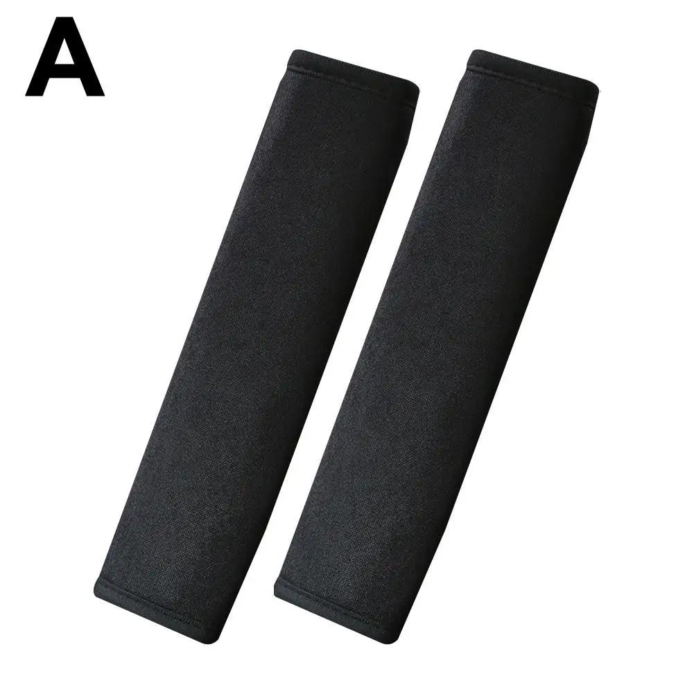 New 2pcs Car Seat Belt Cover Terylene Seat Belt Shoulder Decoration Shoulder Soft Pad Cushion Protector Auto Guard Interior U1I1