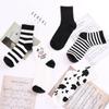 Winter Fashion Black White Cartoon Funny Autumn Cow Socks Women Socks Cotton Hosiery Cow Print