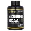 Sports, Micronized BCAAs, Branched Chain Amino Acids, 500 Mg, 240 Veggie Capsules (250 Mg Per Capsule)