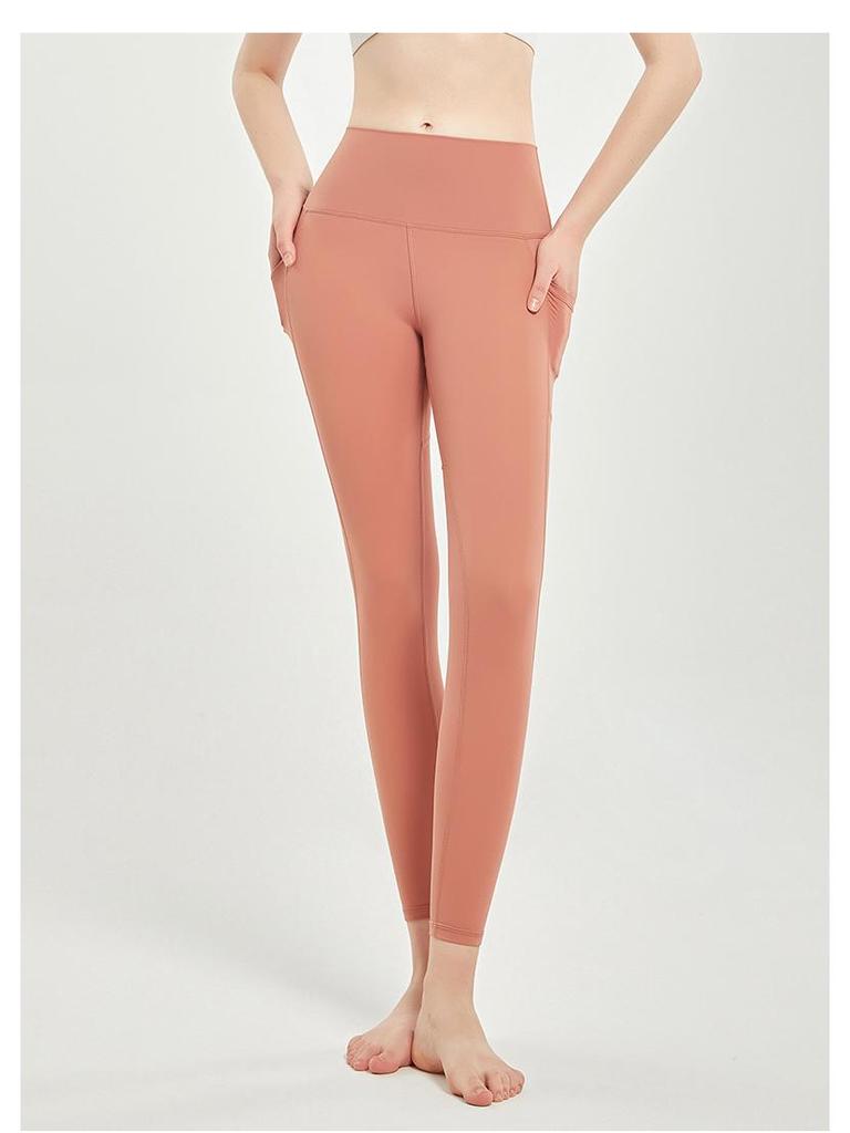 Женские штаны для йоги с высокой талией и подъемом бедер