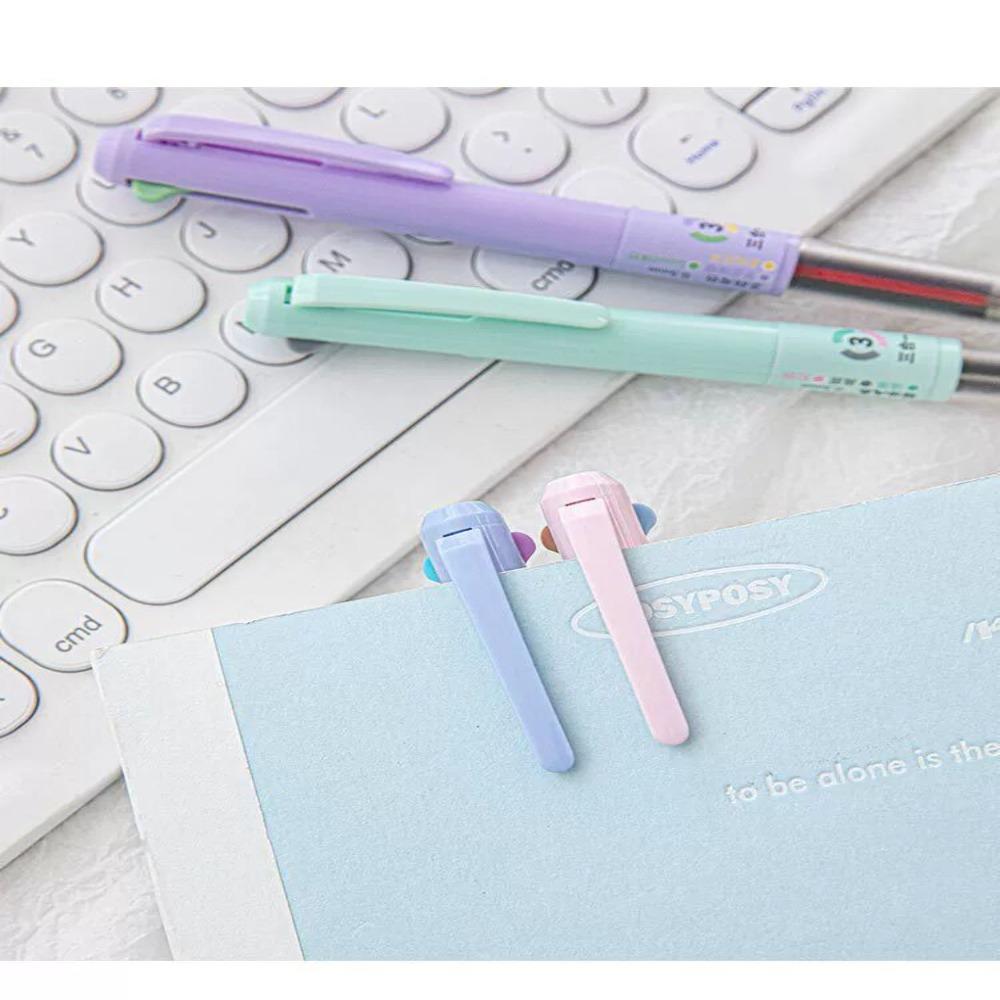 0,5 мм 3-в-1 ручка с тонким наконечником, выдвижная ручка, гелевые ручки для канцелярских товаров, для заметок