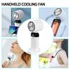 3600mAh Portable Mini Handheld Fan Semiconductor Refrigeration Cooling Desk Fan Folding Hanging Neck Fan Air Cooler for Outdoor