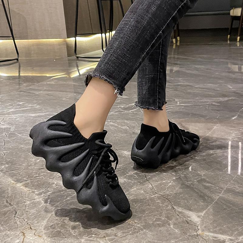 Женская летняя обувь Octopus, новая женская обувь, дышащая, универсальная, из микрофибры, тонкие носки-туфли