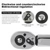 5-60N.m Torque Wrench 3/8 Inch Reversible Ratchet Key Square Drive Reversible Ratchet Spanner Adjustable Preset Car Repair Tool