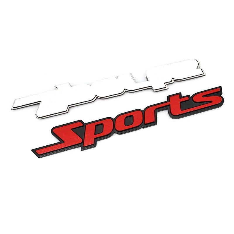 Металлические спортивные логотипы, наклейки на автомобиль, эмблема, значок, наклейки