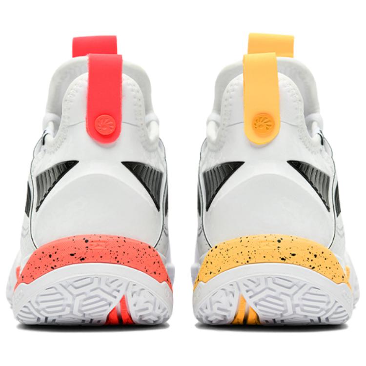 Li Ning Резиновые Нескользящие Износостойкие Низкие Бадминтонные Кроссовки Унисекс Белые AYAT003-3