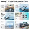 XJ2 Mini Drone 8K Dual HD Camera 5G WIFI Transmission Foldable Brushless RC Quadcopter Full-coverage Protective Cover Remote Control Toy Kid Gift