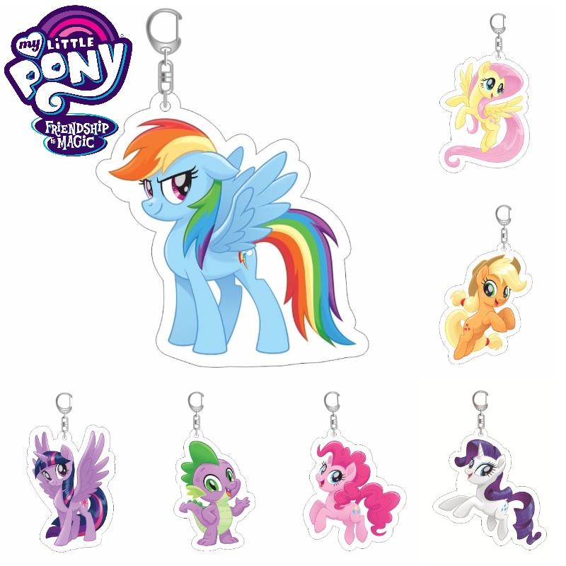 Пони Маленькая Моя Пинки Пай Подвески Брелок Рарити Декор Мультяшный Милый Подарки Кукла