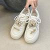 Белые туфли на плоской подошве женские 2024 года, универсальные женские туфли, новые кроссовки для серфинга, студенческие повседневные спортивные туфли