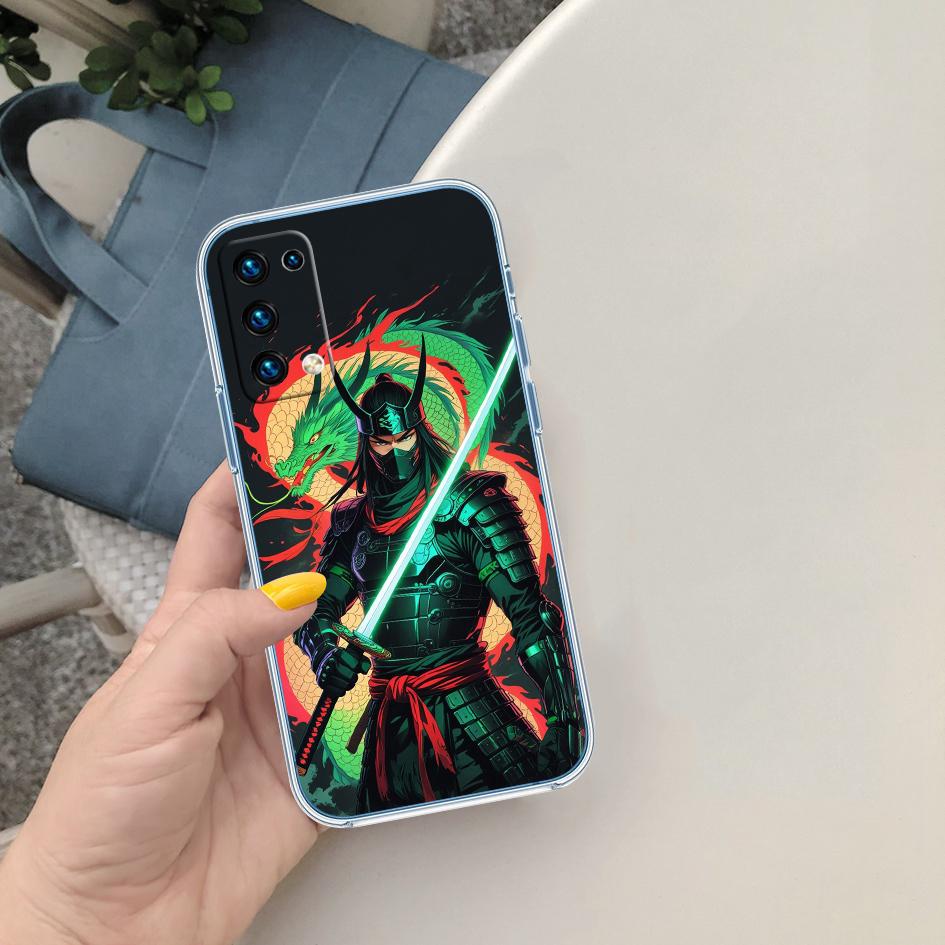 PP41 Чехол для телефона с маской японского самурая для Motorola Moto Edge 20 30 40 50 S30 Fusion Ultra Pro Neo Lite + G200 G23