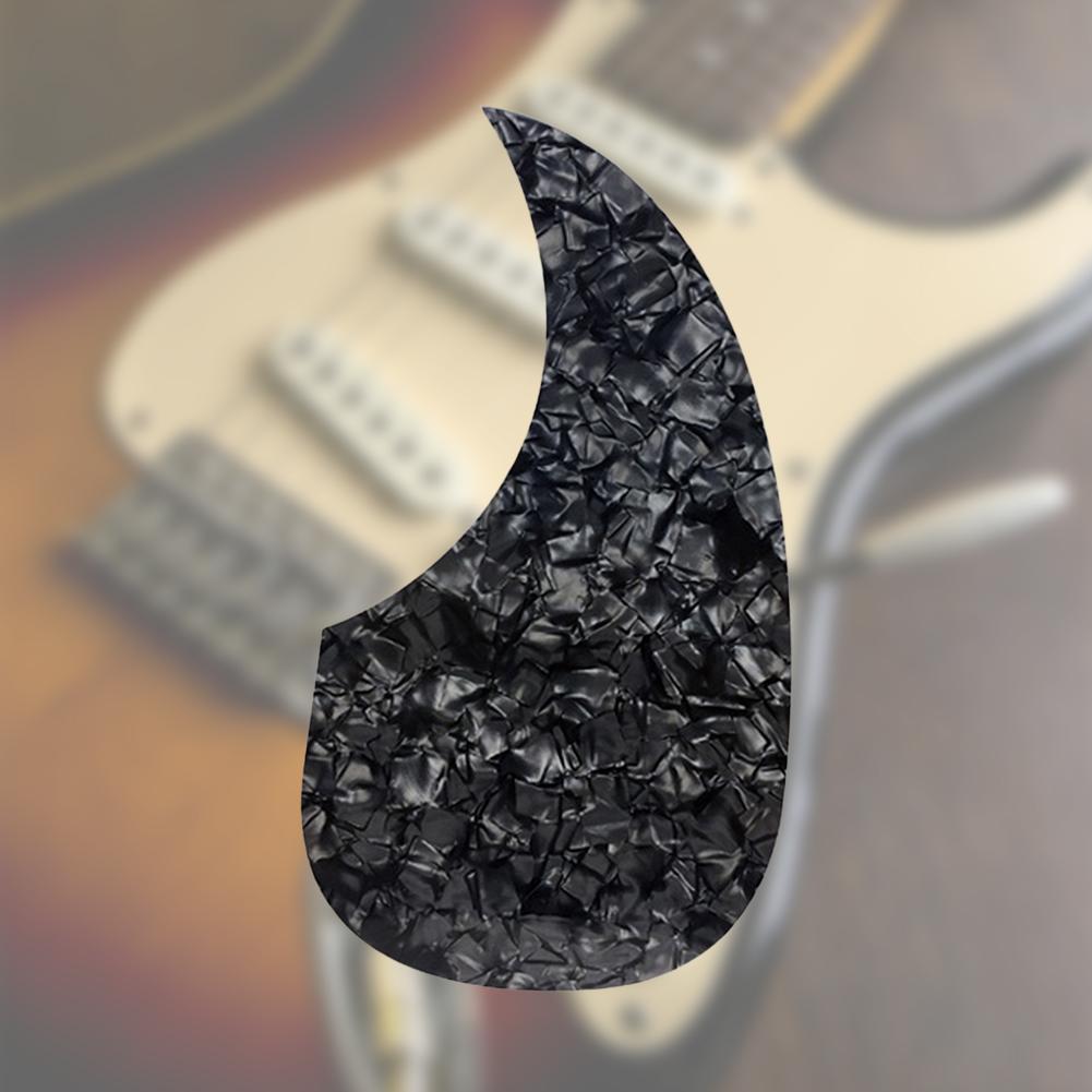 Acoustic Guitar Pickguard Self Adhesive Acoustic Guitar Guard Plate Teardrop Shape Anti-Scratch for 40/41 Inch Guitar