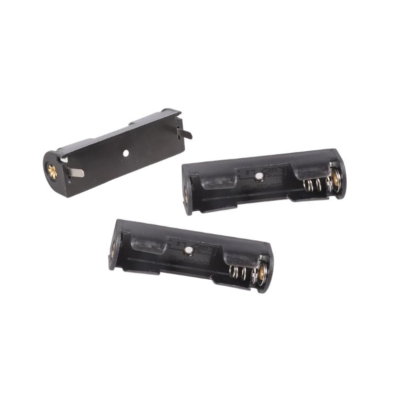 Compact 2A Battery Holder With Solderable Contacts Lightweight Design For Flashlights Portable Electronics