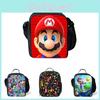 Детская термосумка Super Mario Прочная Оксфордская Школьная Дорожная Сумка для Пикника