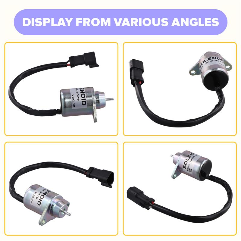 Fuel Shut Off Solenoid Valve Stop Solenoid Valve Stop Solenoid Valve For Yanmar 12V