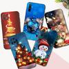 Черный чехол из ТПУ для Realme C2 C3 C12 C15 C35 C30 C31 C20 C21 C21Y C25 C25Y C25S C11 2021 2020 рождественская елка светлая зима