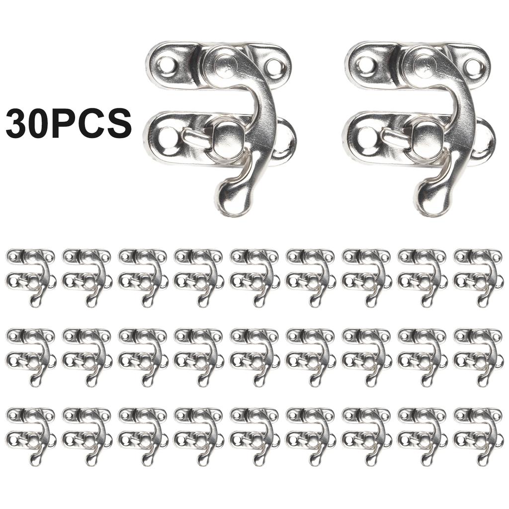 Классический старинный латунный навесной замок с крючком для шкатулки для драгоценностей, упаковка из 30 шт.